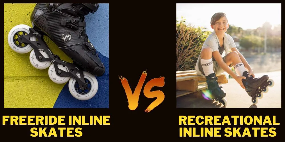 Freeride VS Recreational Inline Skates: Detailed Comparison